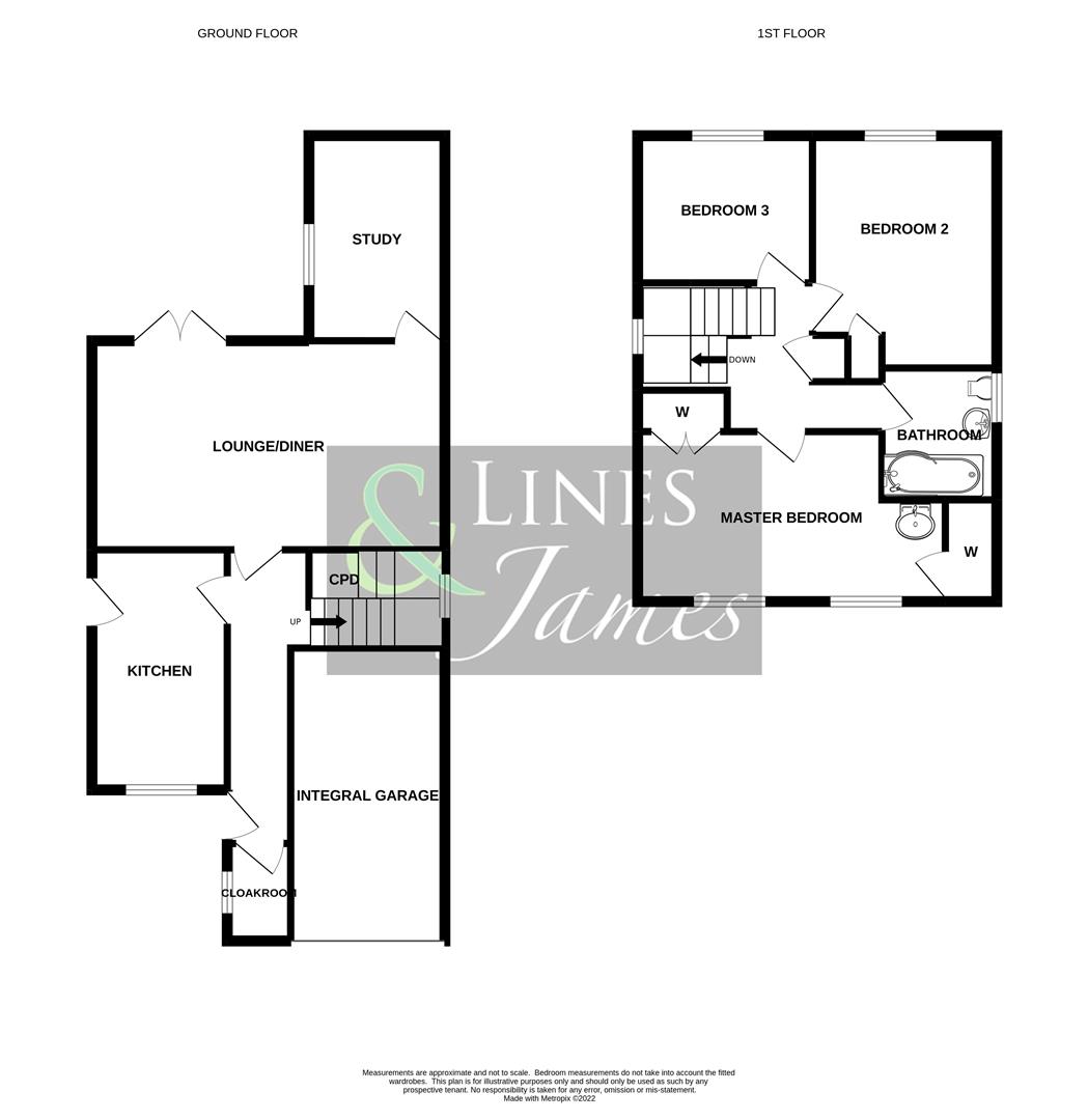 Floorplan for Thatchers Close, Horsham